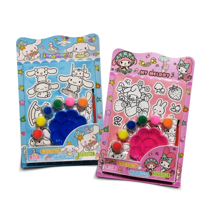 DIY Coloring Stickers Set