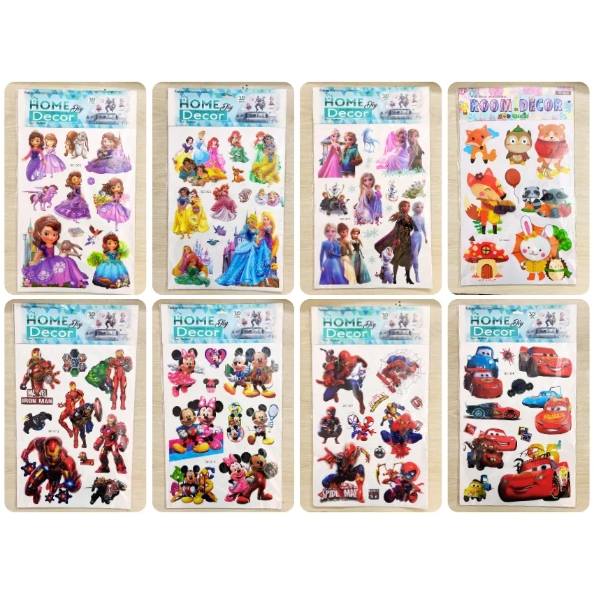 Kids Wall Big 3D Sticker Premium Set
